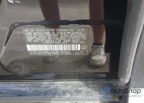 2009 Lexus Ls 600Hl from USA, damaged, VIN JTHDU46F395010030